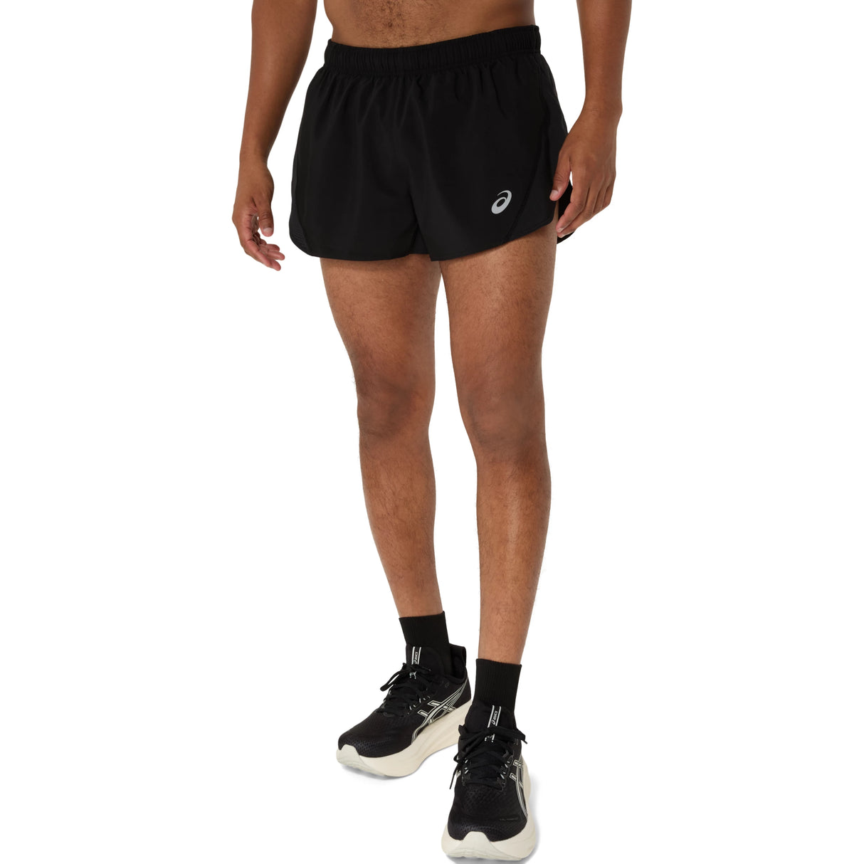 Asics Men's Silver Split Shorts-1