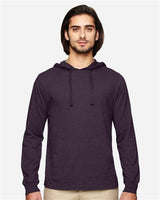 econscious Men's Eco Jersey Pullover Hooded Long Sleeve T-Shirt-1