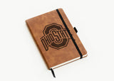 Rico Industries NCAA Ohio State Buckeyes Brown - Primary Laser Engraved Small Notepad-2