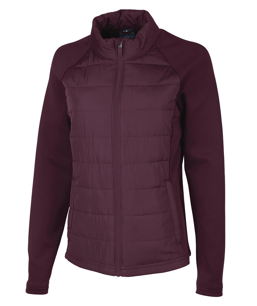 Charles River Women's Lotus Hybrid Puffer Jacket-3
