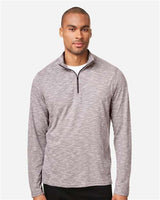 North End Men's Eclipse Jacquard Quarter-Zip Pullover-3