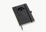 Rico Industries NCAA Iowa Hawkeyes Black Laser Engraved Small Notepad-2