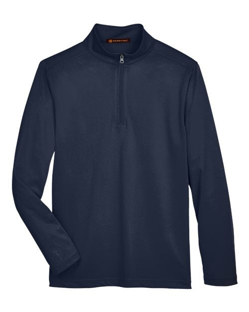 Harriton Men's Advantage Snag Protection Plus Quarter-Zip Pullover-1