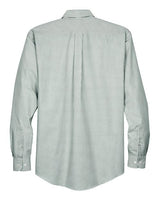 Devon & Jones Men's Crown Collection Banker Stripe Woven Dress Shirt-2
