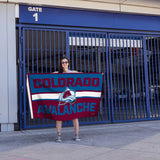 Rico Industries NHL  Colorado Avalanche Bold 3' x 5' Banner Flag-3