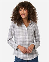 Devon & Jones Women's Concord Yarn-Dye Flannel Shirt-3