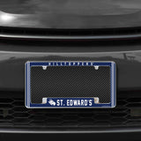 Rico Industries NCAA St. Edward's Hilltoppers 12" x 6" Chrome License Plate Frame-1
