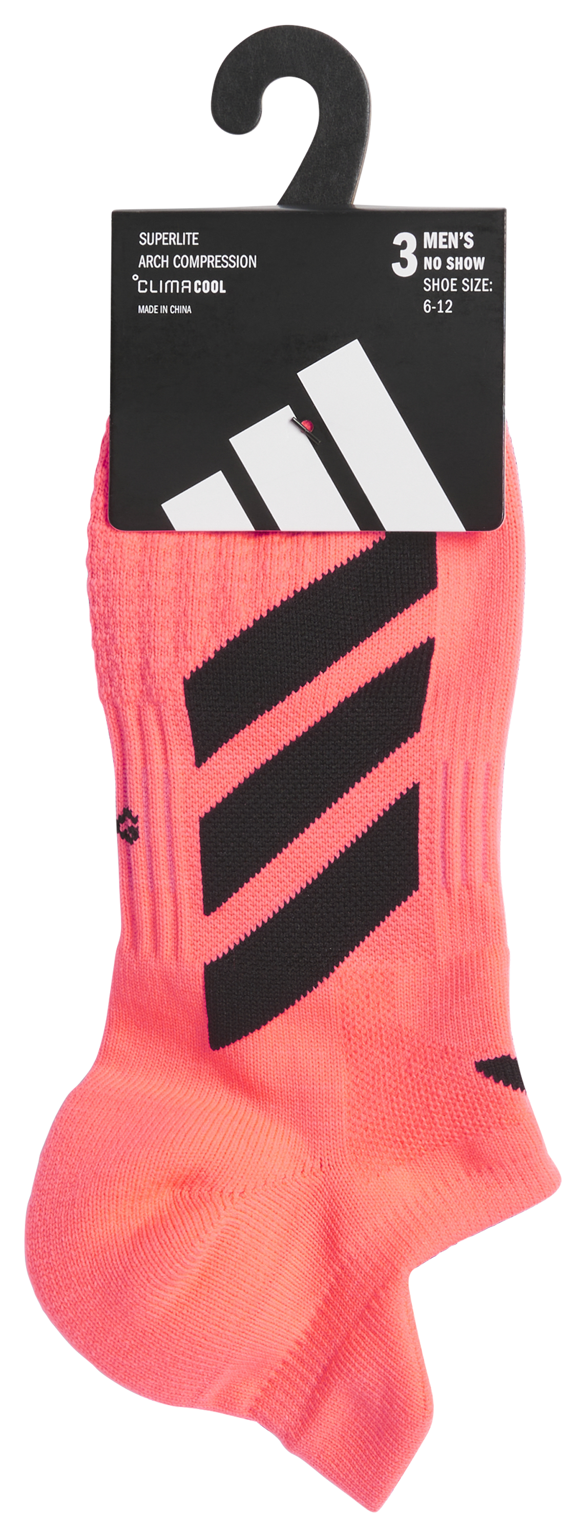 adidas Men's EVO 3-Pack No Show Sock-7