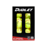 Dudley 6 Pack ASA/NFHS SB12 Leather Fastpitch Softballs