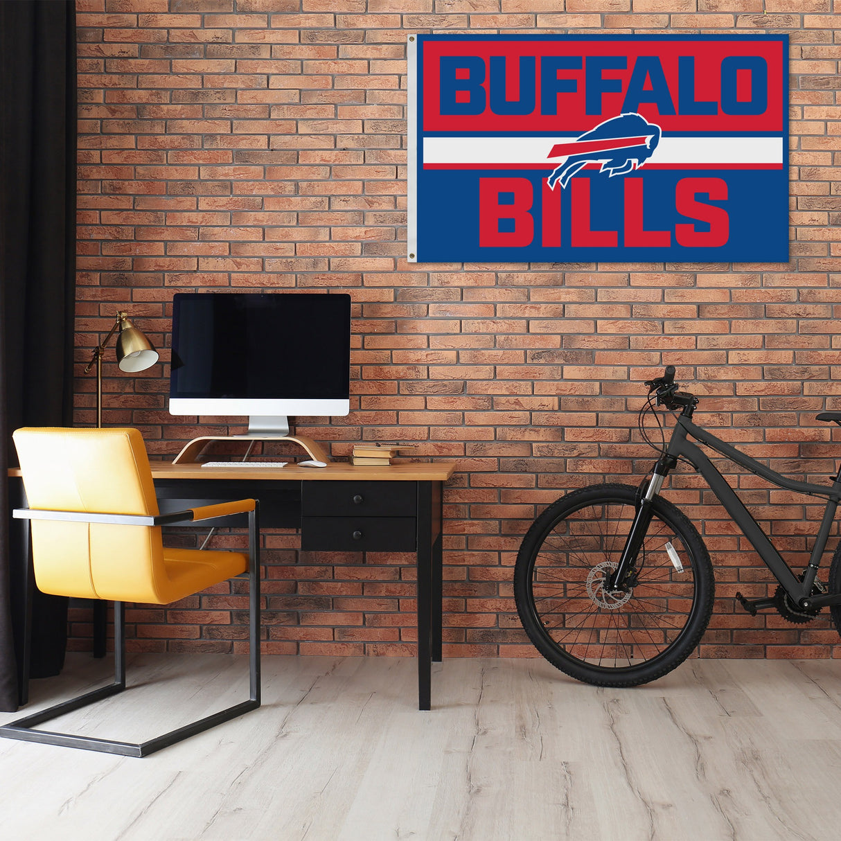 Rico Industries NFL  Buffalo Bills Bold 3' x 5' Banner Flag-1