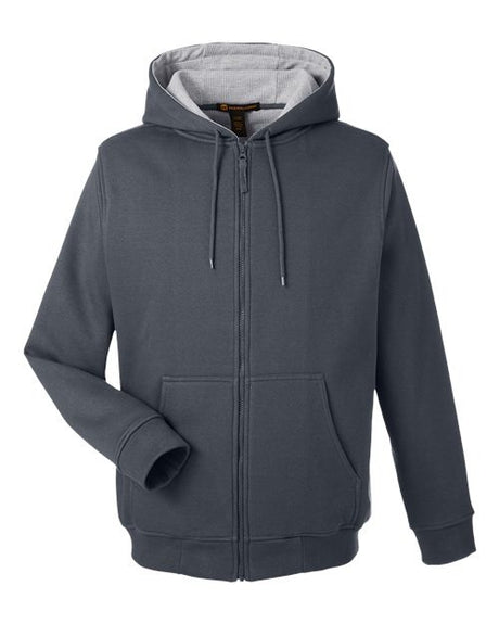 Harriton Men's ClimaBloc Lined Heavyweight Hooded Sweatshirt-1