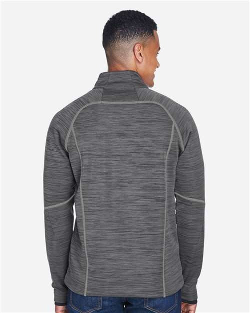 North End Men's Flux Mélange Bonded Fleece Jacket-5