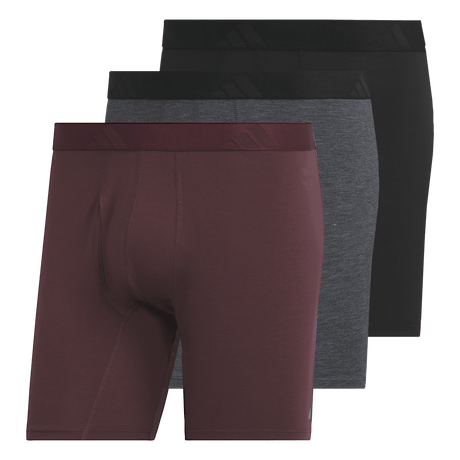 adidas Men's Luxe Comfort 3-Pack Boxer Brief Mens Apparel Underwear
