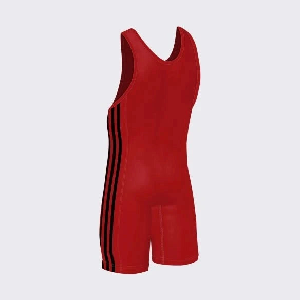 adidas Men's 3 Stripes Wrestling Singlet-2
