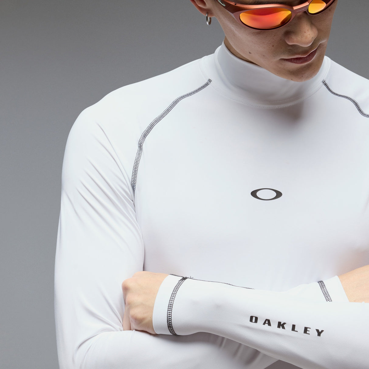 Oakley Men's Bhodi Ellipse Long Sleeve Rashguard T-Shirt-5