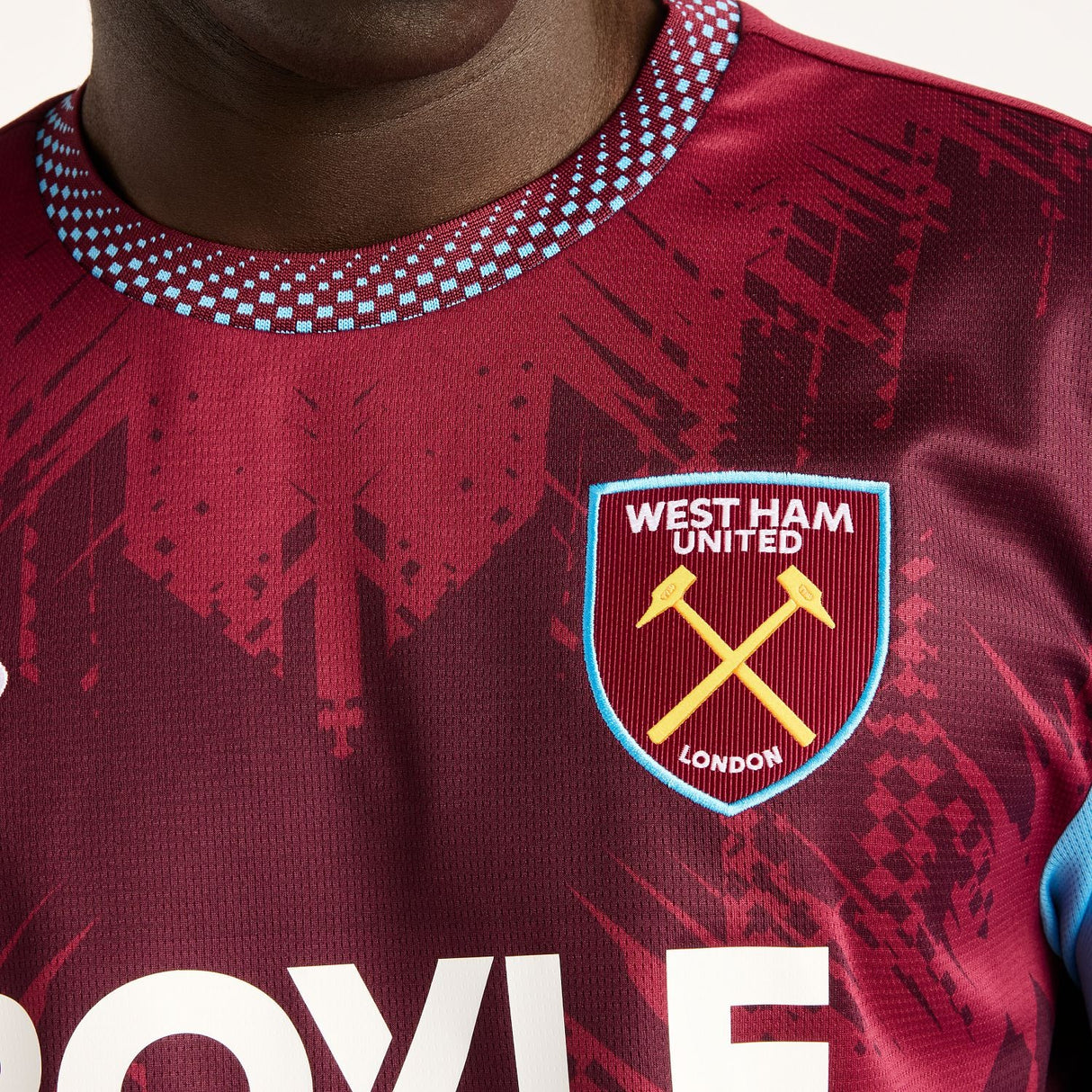 New Balance Adult West Ham United 26/27 Home Short Sleeve Soccer Jersey-5