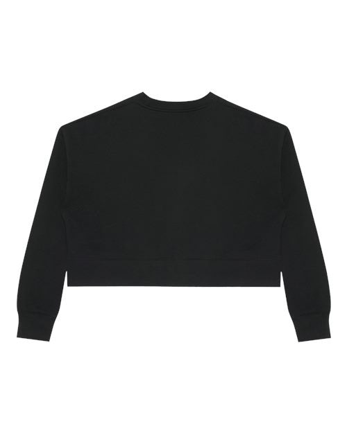 Lane Seven Women's Relaxed Cropped Crewneck Sweatshirt-2