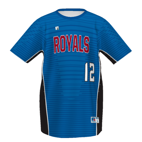 Russell Youth Sublimated Turbo Crew Neck Jersey Team Baseball Jerseys