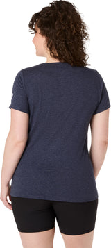 Asics Women's Sunflower Slogan V-Neck-2