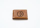 Rico Industries NFL  Pittsburgh Steelers  Laser Engraved Billfold Wallet-2