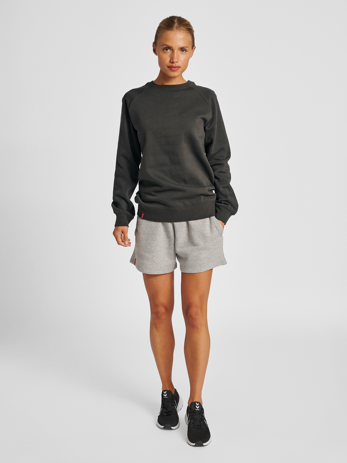 hummel Women's Red Classic Sweatshirt-4