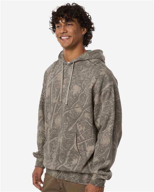 Independent Trading Co. Men's Heavyweight Hooded Sweatshirt-4