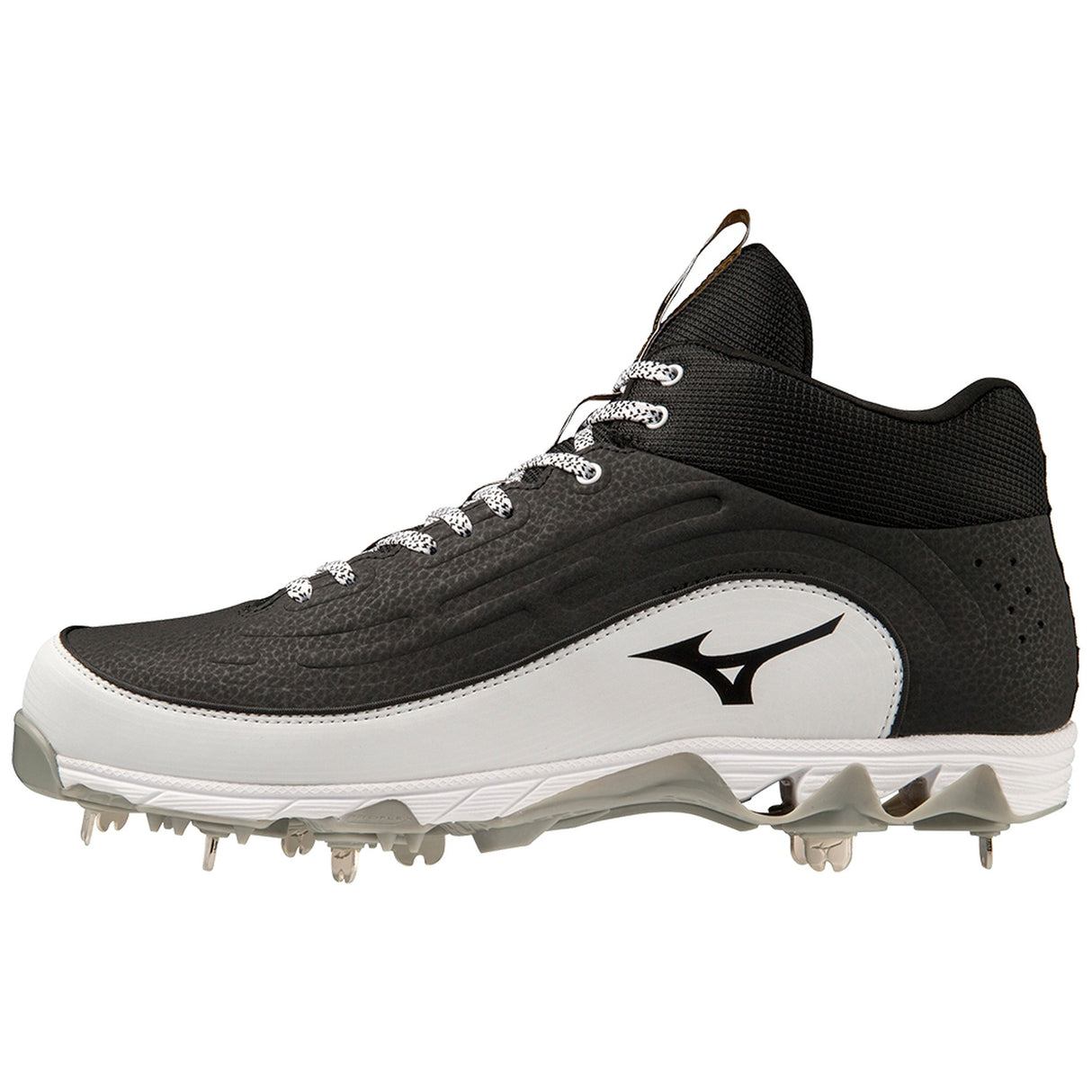Mizuno Men's 9-Spike Ambition 3 Mid Metal Baseball Cleats-1