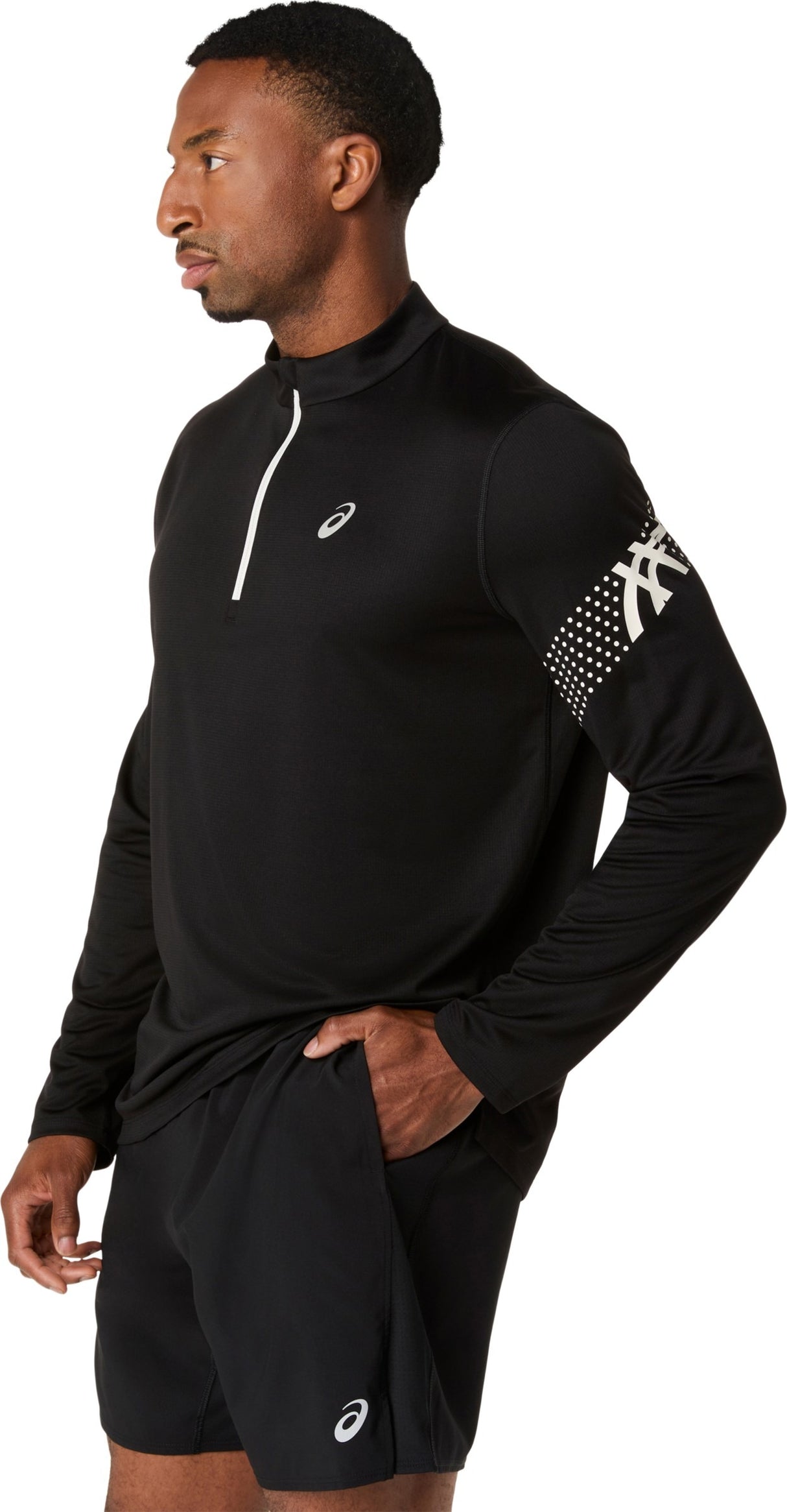Asics Men's Icon Long Sleeve 1/2 Zip Top-3