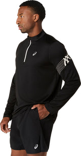 Asics Men's Icon Long Sleeve 1/2 Zip Top-3
