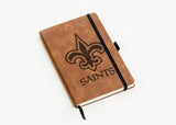 Rico Industries NFL  New Orleans Saints Brown - Primary Laser Engraved Small Notepad-2