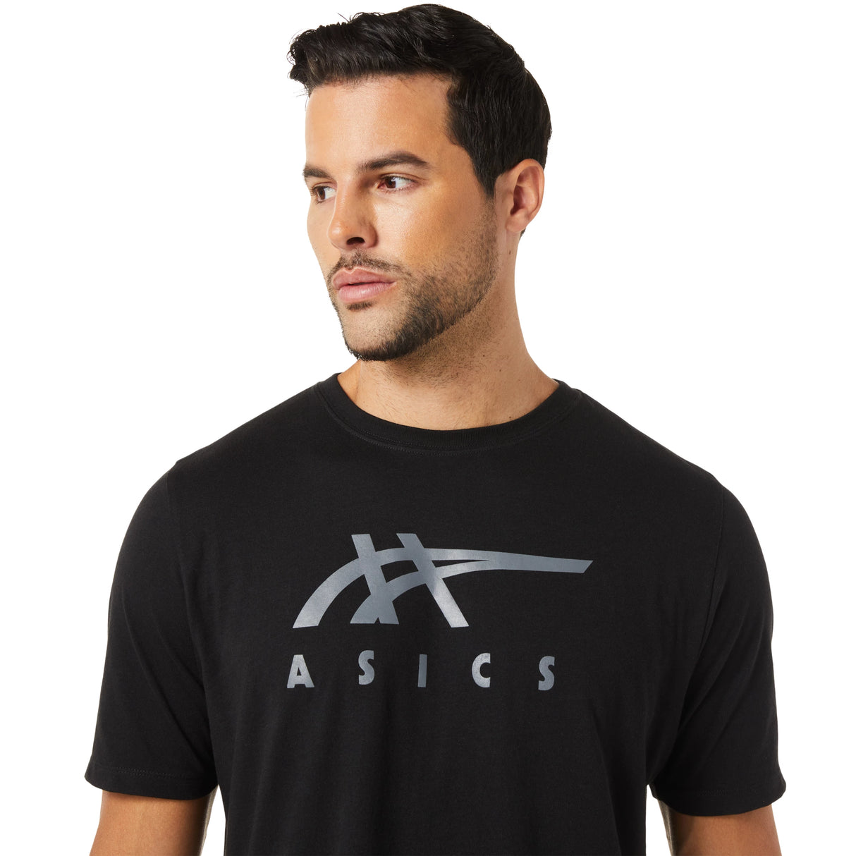 Asics Men's Stripe Short Sleeve Tee-5