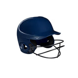 Mizuno Adult MVP Series Solid Batting Helmet with Fastpitch Softball Mask