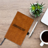 Rico Industries NASCAR  Brown Laser Engraved Small Notepad-1