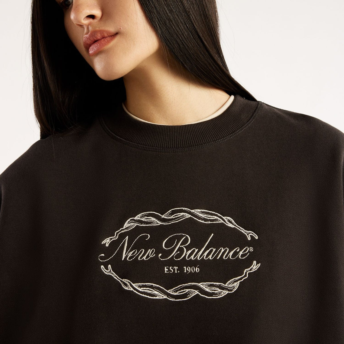 New Balance Women's Family Oversized Crew-4