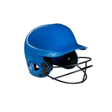 Mizuno Adult MVP Series Solid Batting Helmet with Fastpitch Softball Mask
