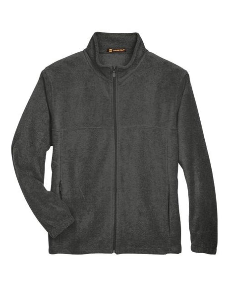 Harriton Men's Tall Full-Zip Fleece-1