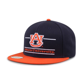 The Game Headwear Auburn Flat Brim Snapback Hat