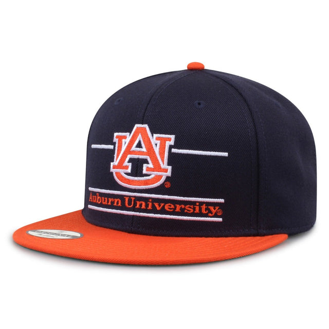 The Game Headwear Auburn Flat Brim Snapback Hat
