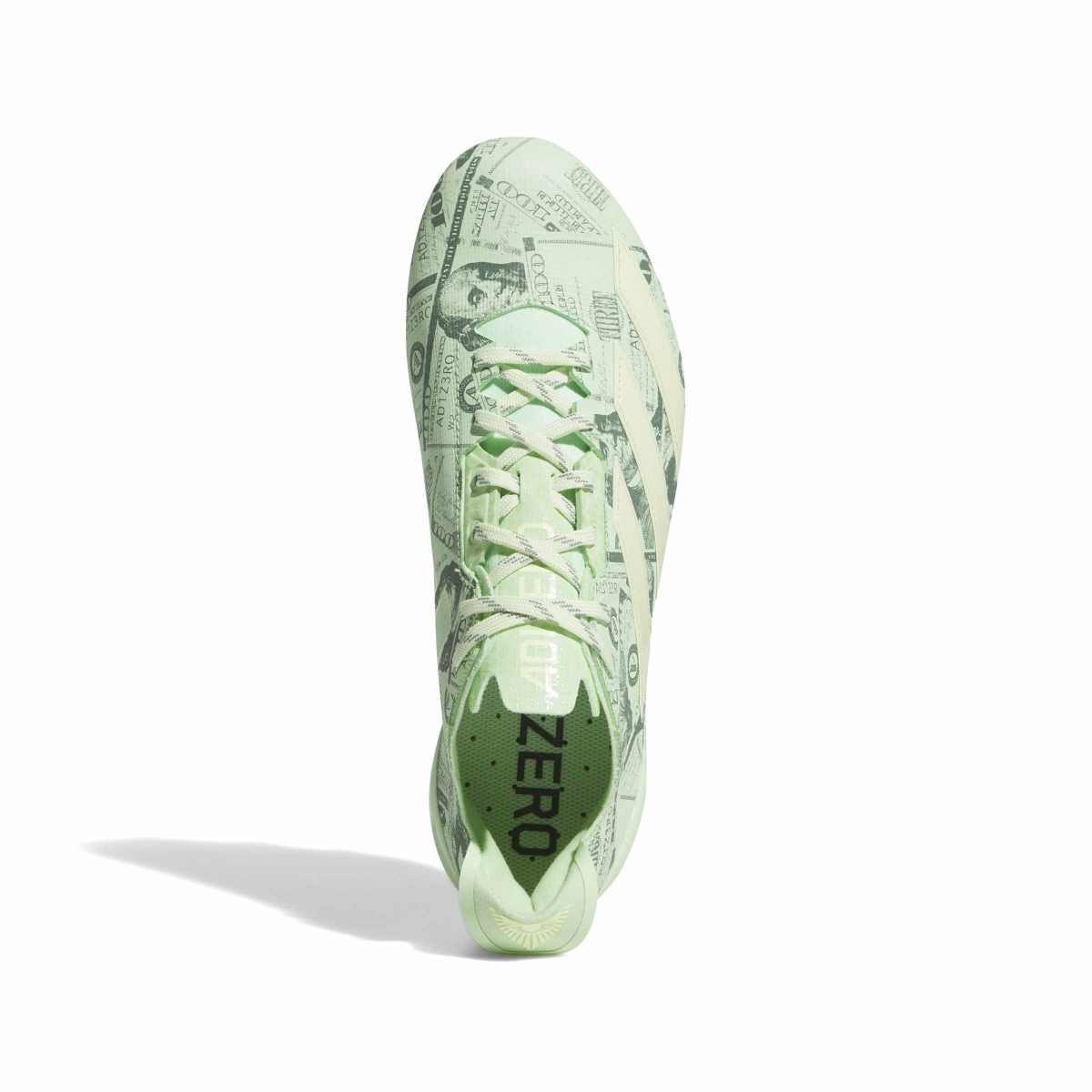 2/1 adidas Men's Adizero Electric II Currency Neutral Football Cleats-3