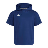 adidas Men's Dugout Short Sleeve Baseball Hoodie-1