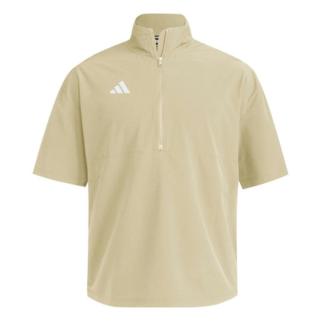 adidas Men's Short Sleeve Quarter Zip Woven Jacket-1