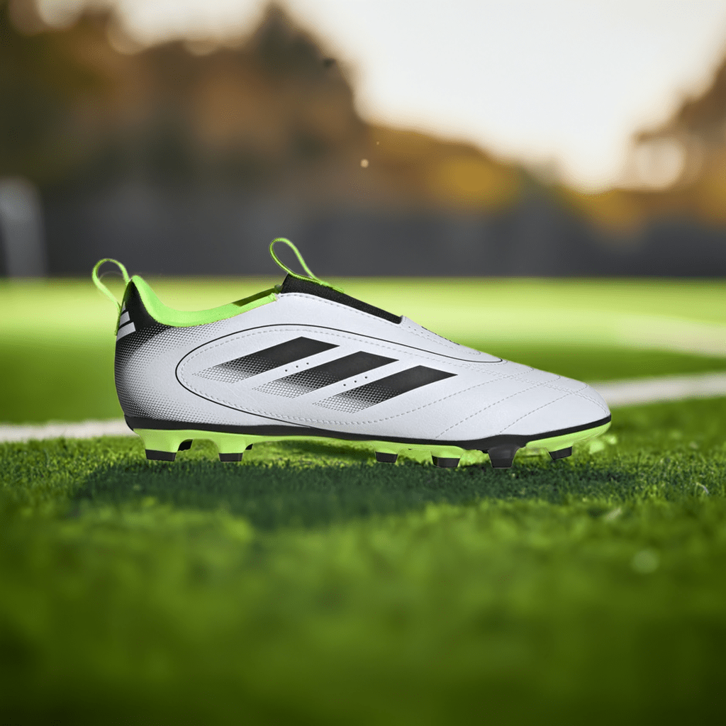 adidas Youth Goletto IX Firm/Multi-Ground Laceless Soccer Cleats