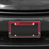 Rico Industries NFL  Tampa Bay Buccaneers Two-Tone 12" x 6" Chrome License Plate Frame-1