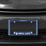 Rico Industries NHL  Toronto Maple Leafs Classic 12" x 6" Chrome License Plate Frame-1