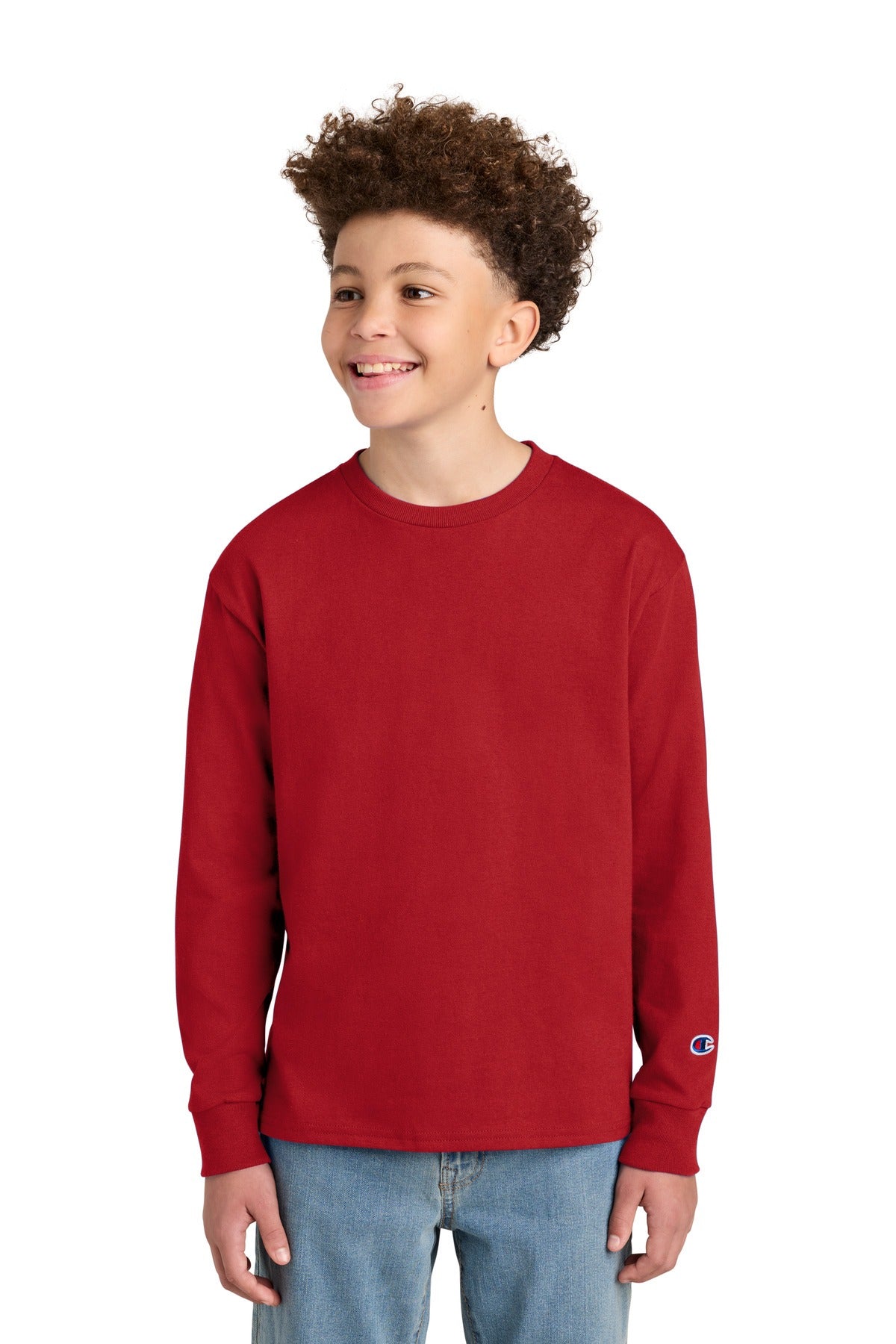 Champion Youth   Jersey Long Sleeve Tee CH1751