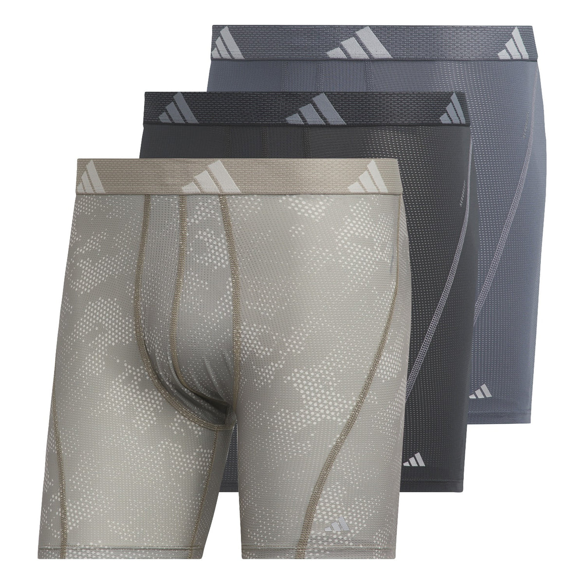 adidas Men's Performance Mesh Graphic 3-Pack Boxer Brief-1