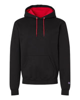 Champion Men's Powerblend Contrast Color Hooded Sweatshirt-1