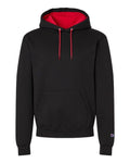 Champion Men's Powerblend Contrast Color Hooded Sweatshirt-1