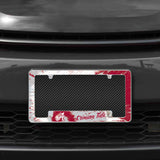 Rico Industries NCAA Alabama Crimson Tide Tie Dye 12" x 6" Chrome License Plate Frame-1