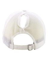Infinity Her Women's Peached Twill Mesh Back Cap-2